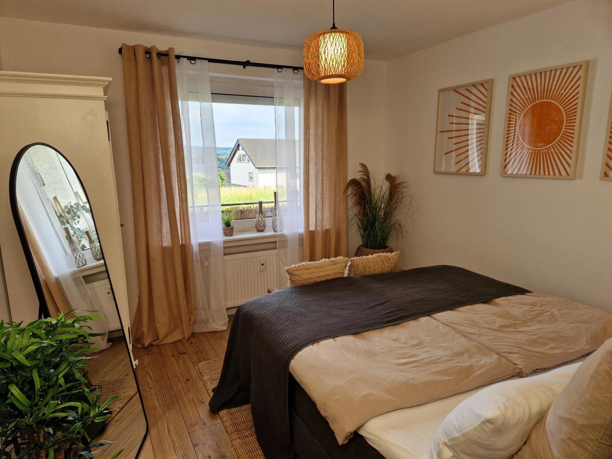 Ferienwohnung Sonnenhang Im Boho-Stil Mit Balkon Moehnesee Exterior photo