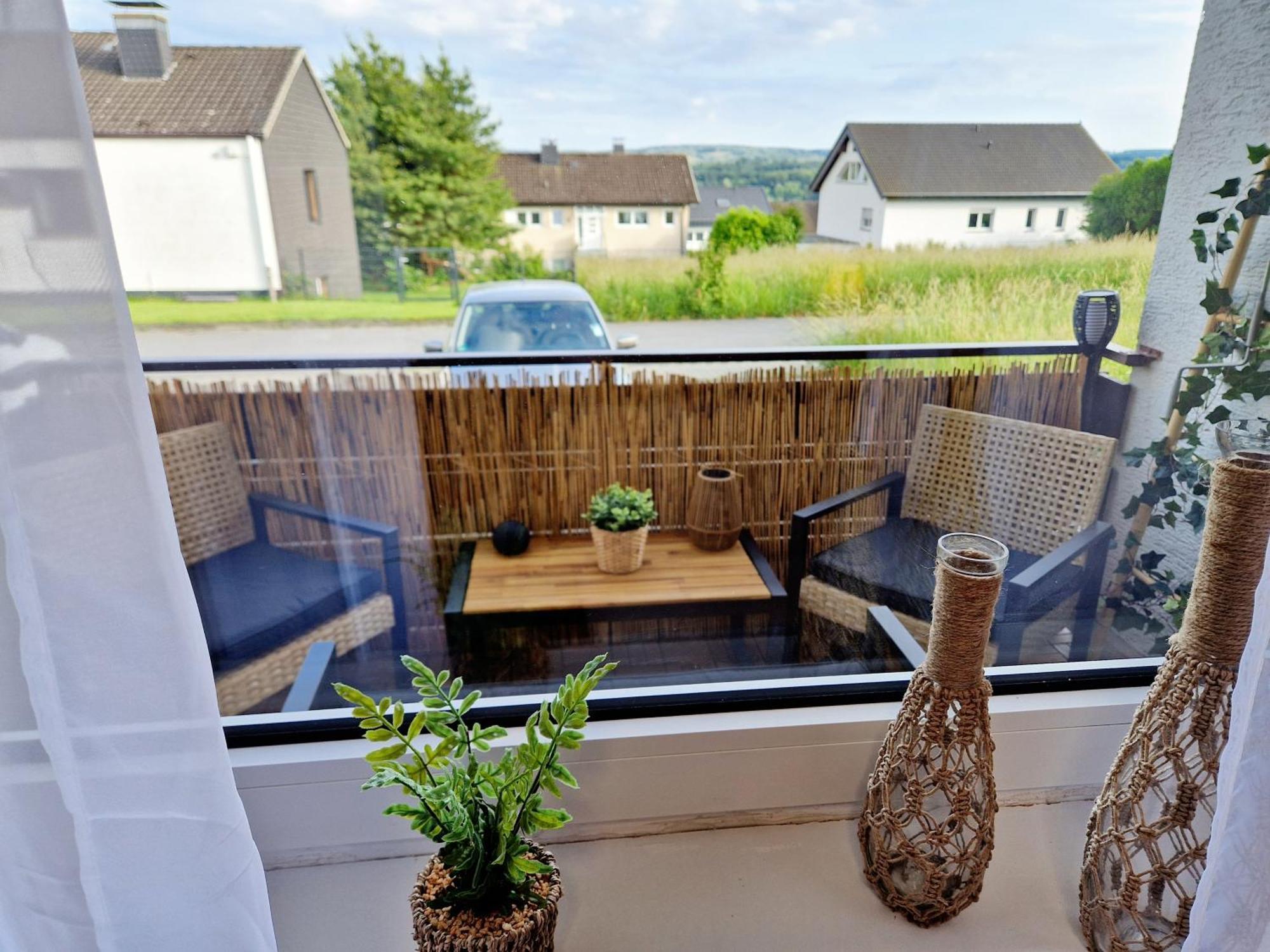 Ferienwohnung Sonnenhang Im Boho-Stil Mit Balkon Moehnesee Exterior photo